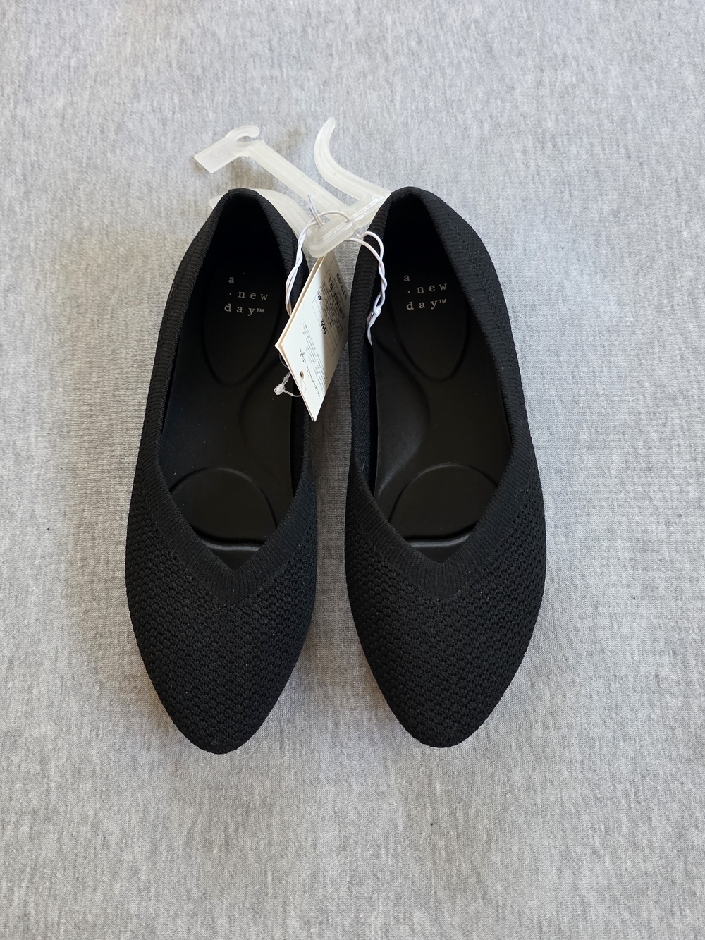 Target A New Day Black Slip-On Shoes - Black/Claire